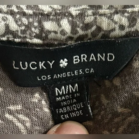 Lucky Brand Floral Paisley Boho Revival Shirt Women’s Medium - Picture 3 of 3